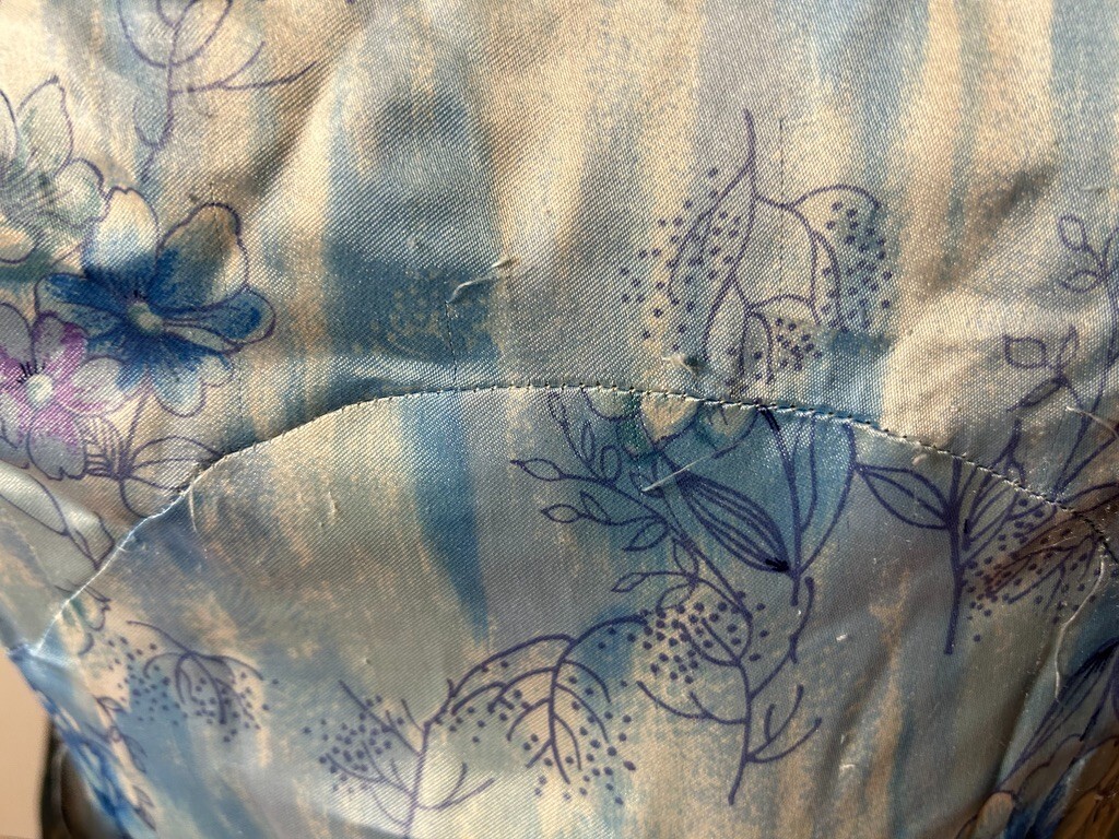 Vintage 1980s does 50s Baby Blue Floral Dress A-Line Cocktail Lace Trim AU 14