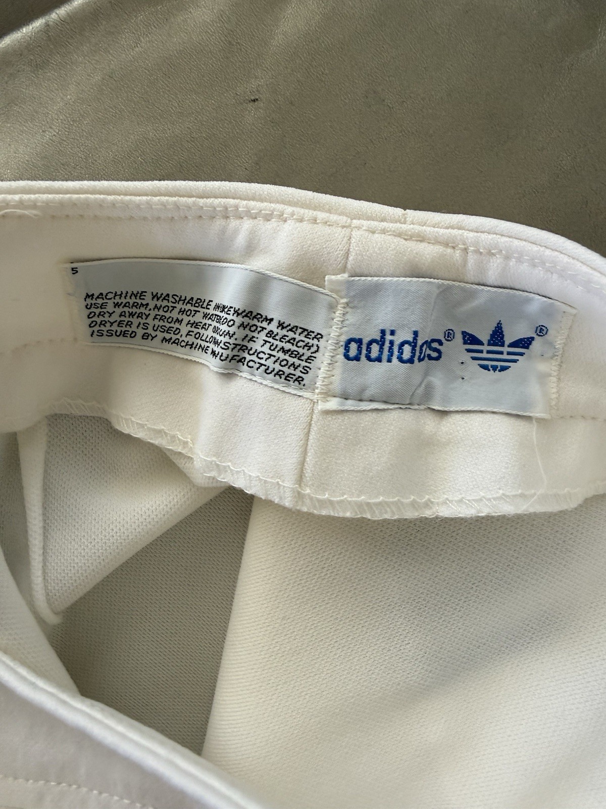 Vintage Adidas Trefoil 1970s 1980s Womens Tennis Golf Skirt Size 5 Small Medium