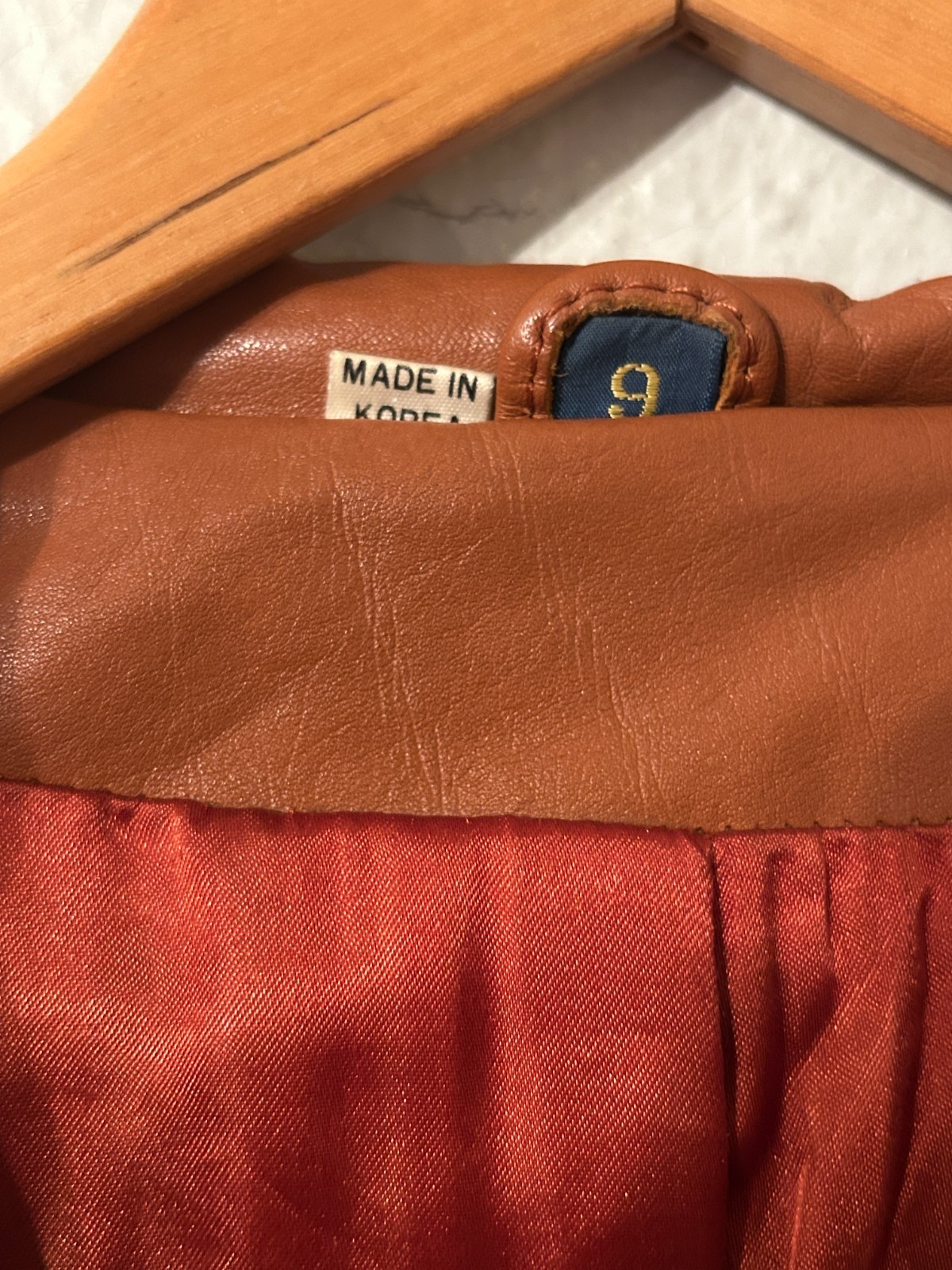 Vintage 70s Womens XS/S Leather Trench Coat Jacket Brown Belted Hooded