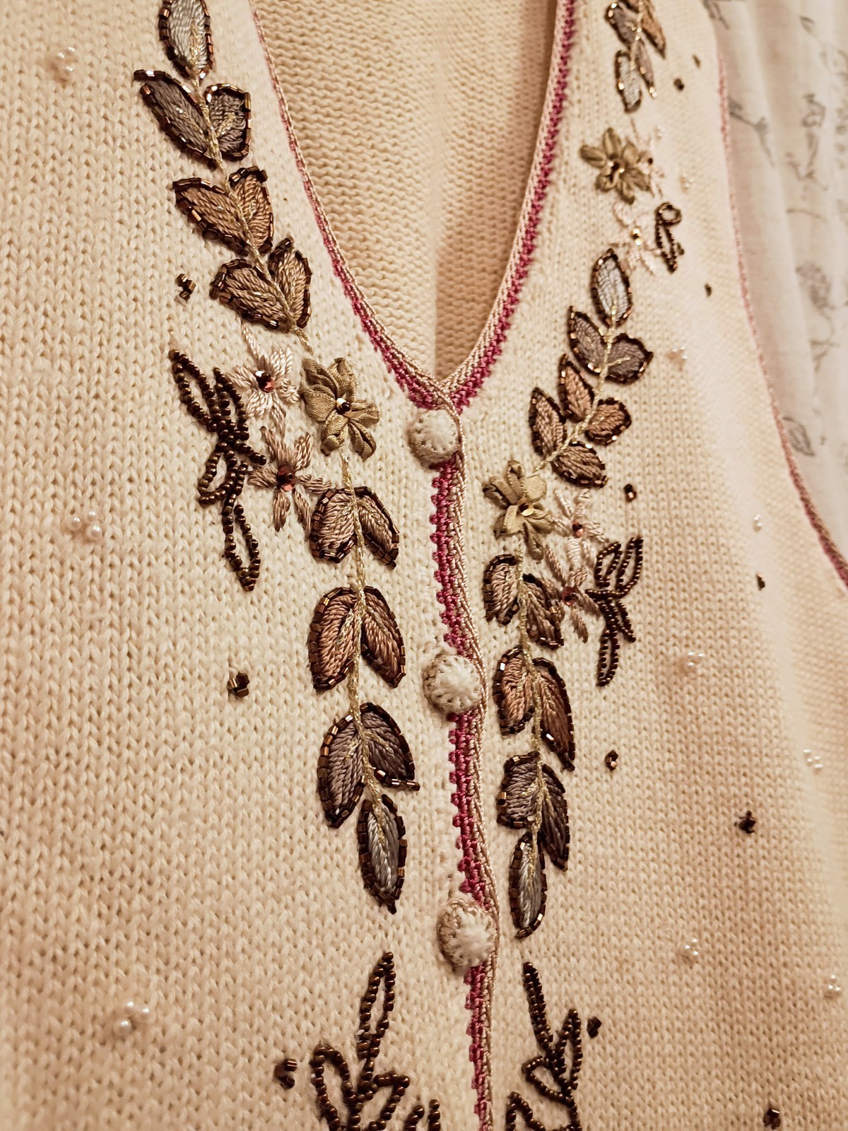 Vintage 90’s Embroidered Vest