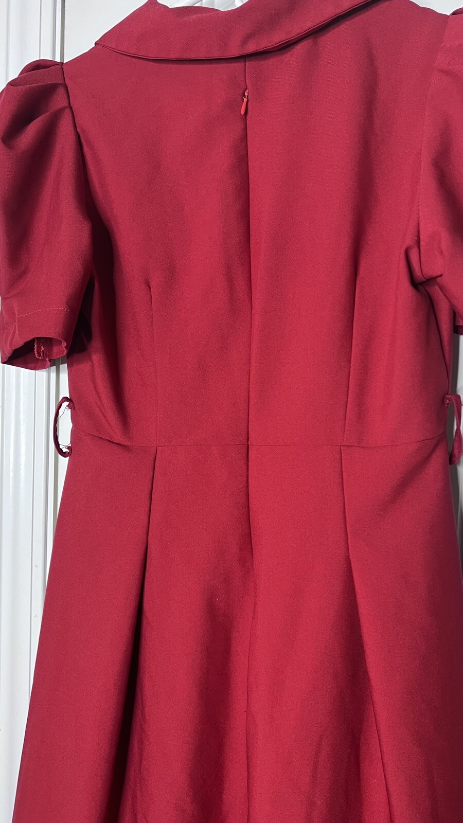 Vintage Retro Rockabilly Swing Dress. VHN Design Red Size Large