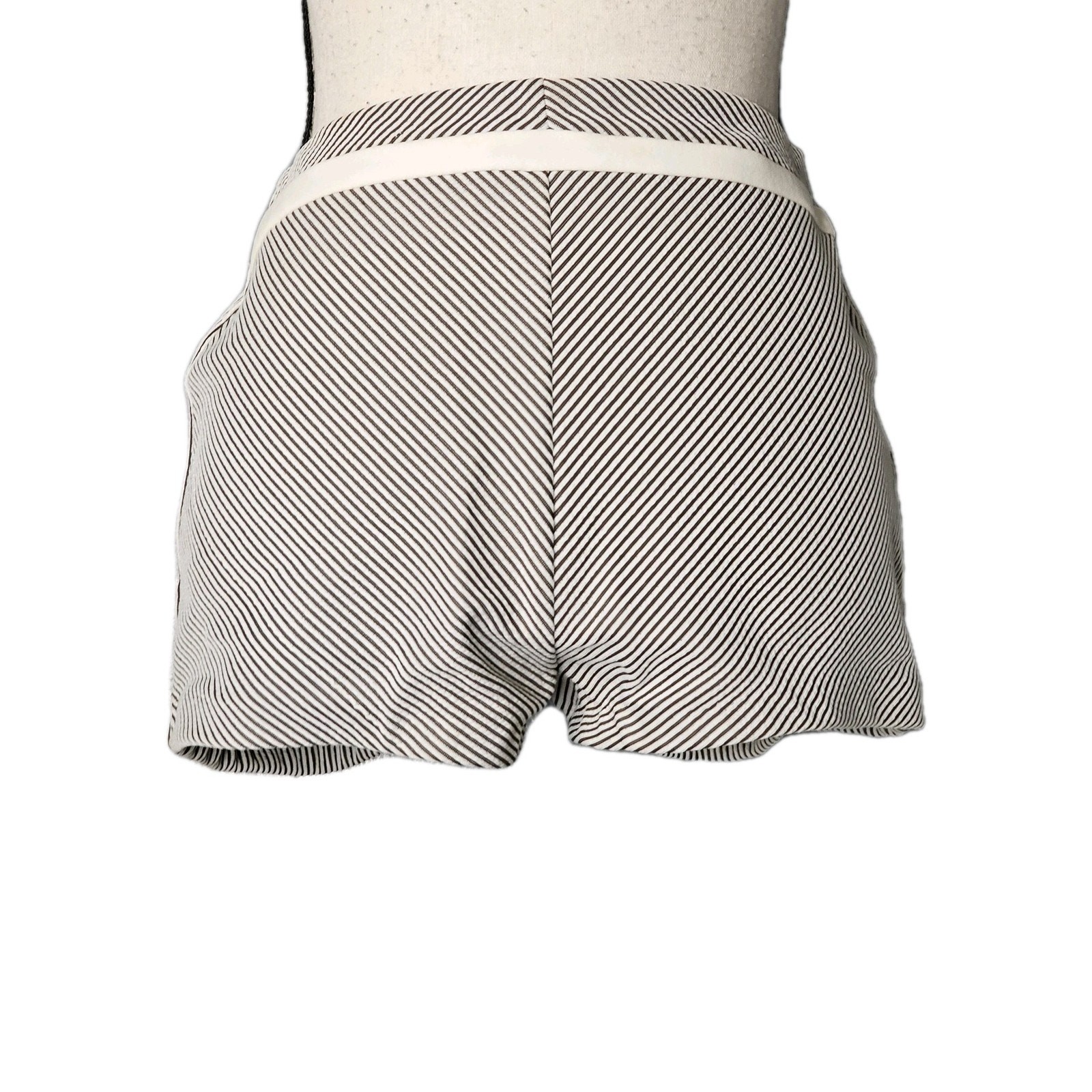 Vtg RoseMarie Reid 2 PC SWIMSUIT Sz 14 Striped Top Shorts Retro Pinstripe Lounge
