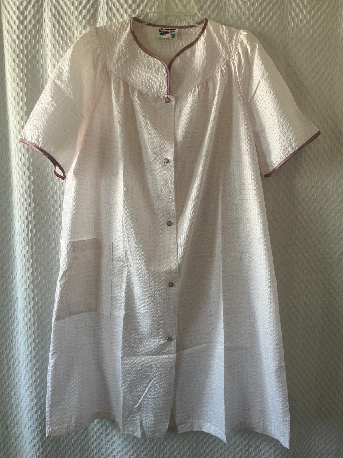 Vintage Refections By BANKS Snap Front House Coat Gown Dress XXL 2XL