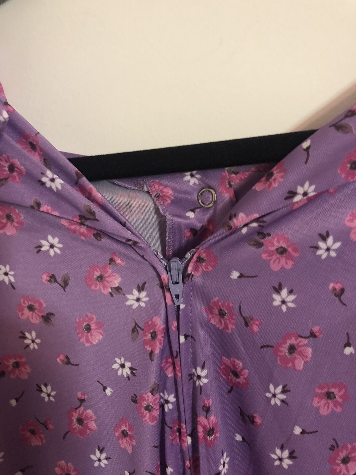 Vintage Ina Carol Secretary House Dress Size 3X Floral Lavendar