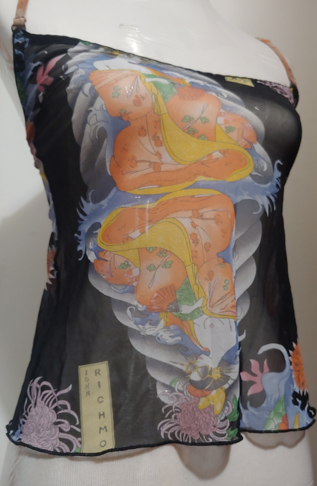 TOP VEST vintage 90’s JOHN RICHMOND underwear Made Italy TG.44- M circa RARE