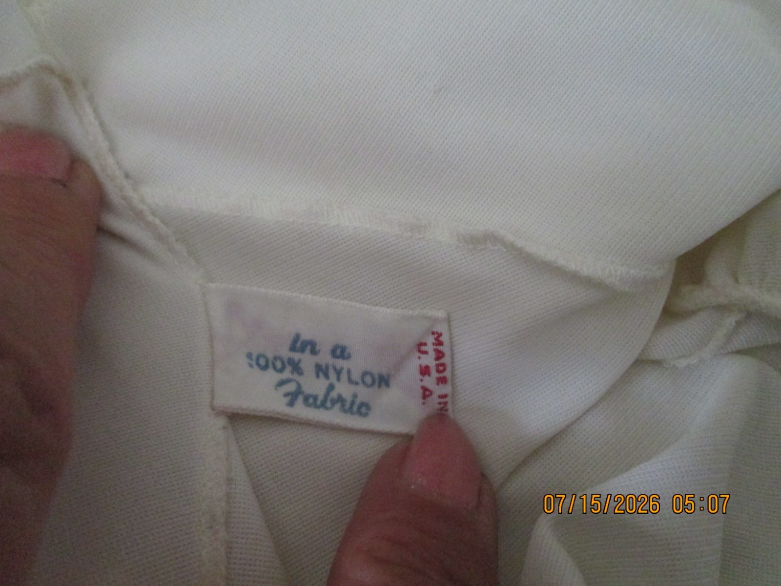 Vintage Seamprufe Full Slip ivory Size 36 Bust Embellished Cups USA lingerie