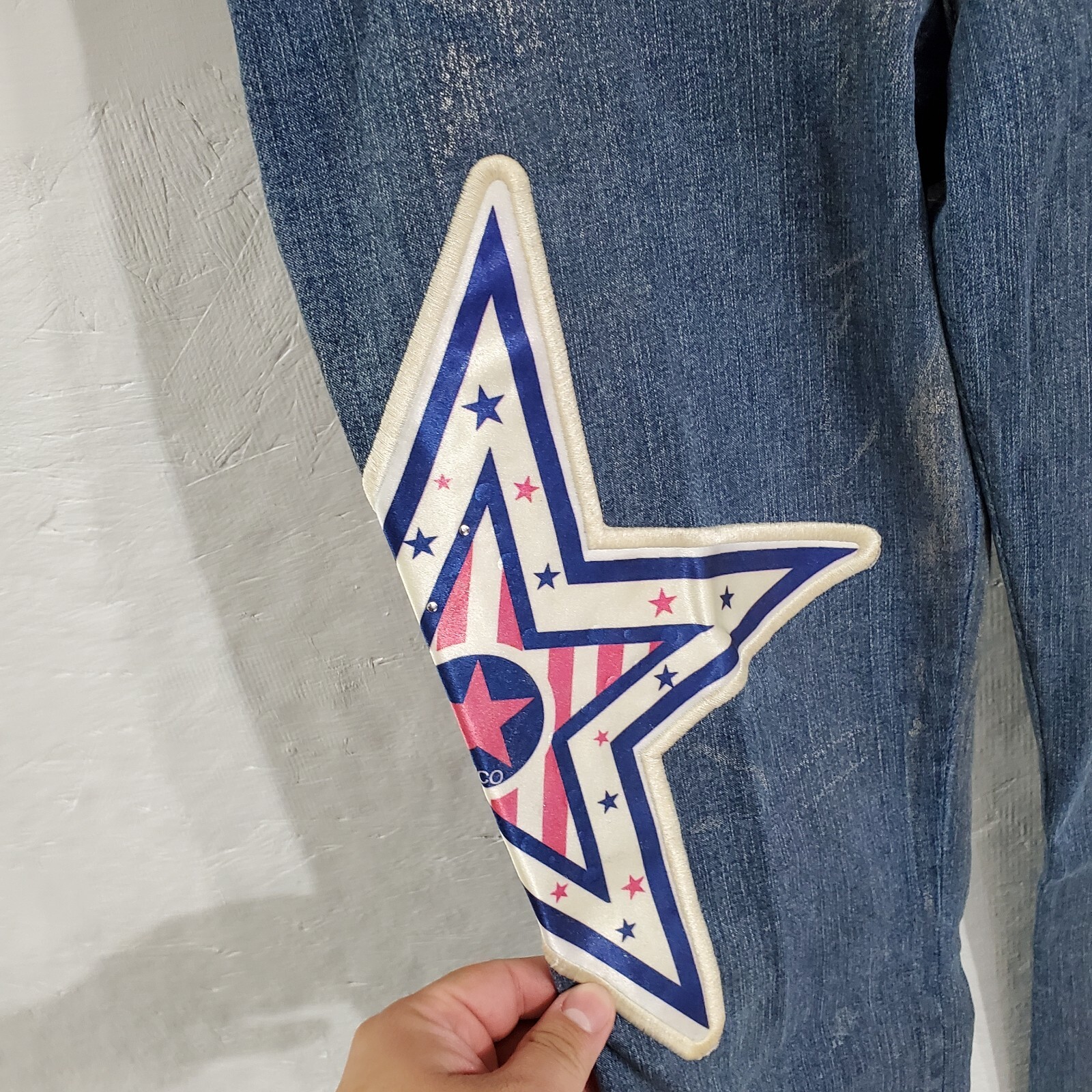 Vintage 90s JNCO Star Flare Boot Cut Jeans Women’s Size 7 Rare Punk Emo Denim