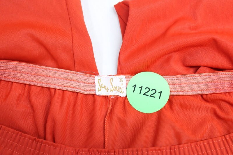 Vintage Nylon Pj Pants Lounge Wear Pajama Bottoms Red San Souci 36 M
