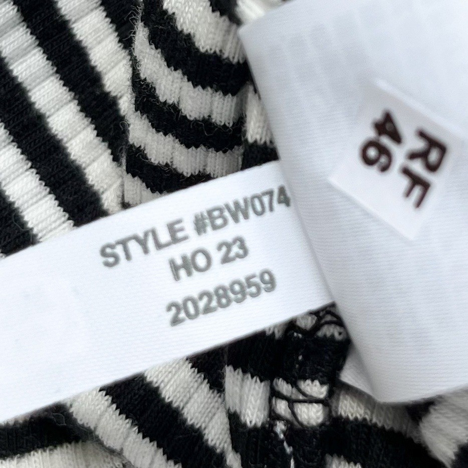 NEW J.Crew Vintage Rib Lady Jacket Black White Stripe Womens XS