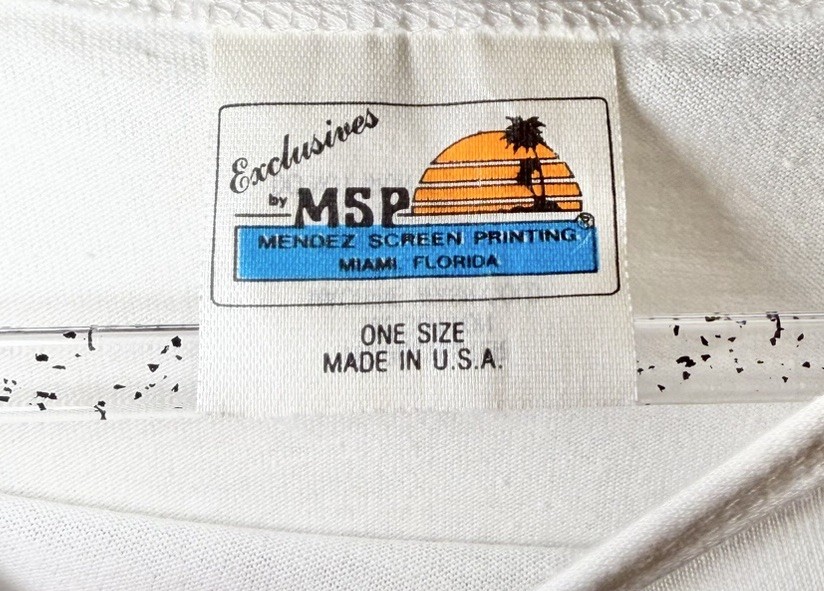 Y2K Tourist Cruise Ship Cover Up Dress Palm Trees Beach Pockets 90s Regent Sea