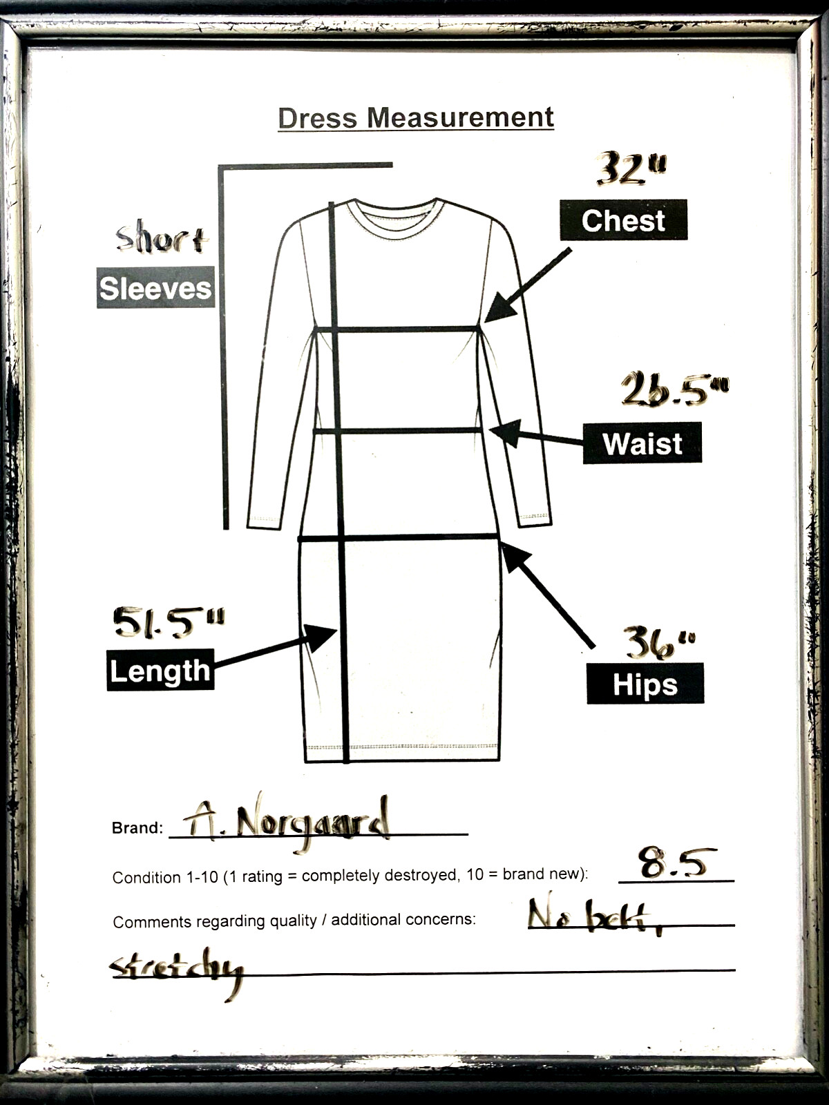 50s 60s Arthur Norgaard Dress (Fits S) Gingham Midi Shirtdress Granny Vtg
