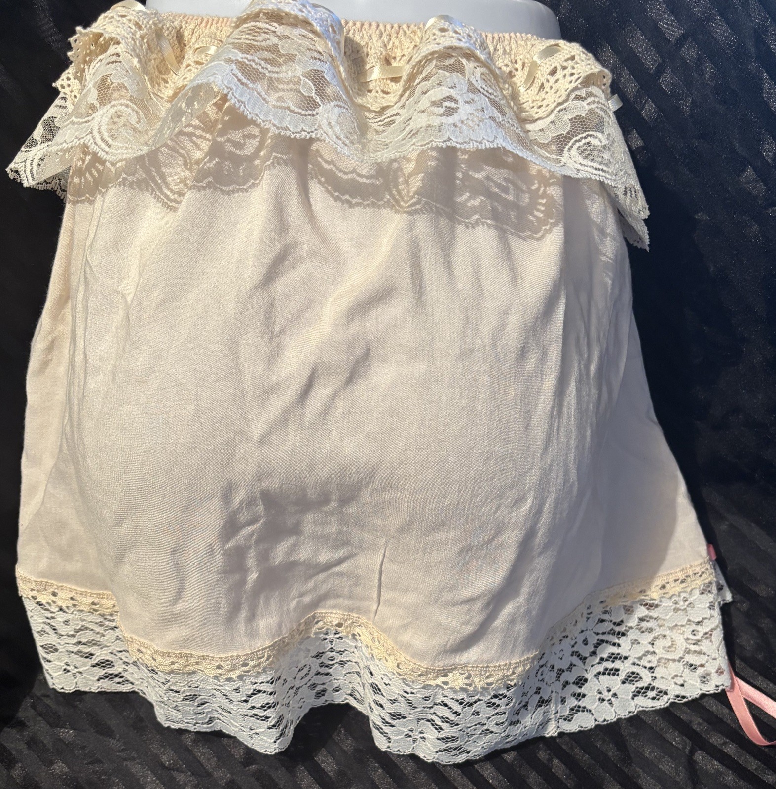 Custom Short Skirt w/ lace Sz 9