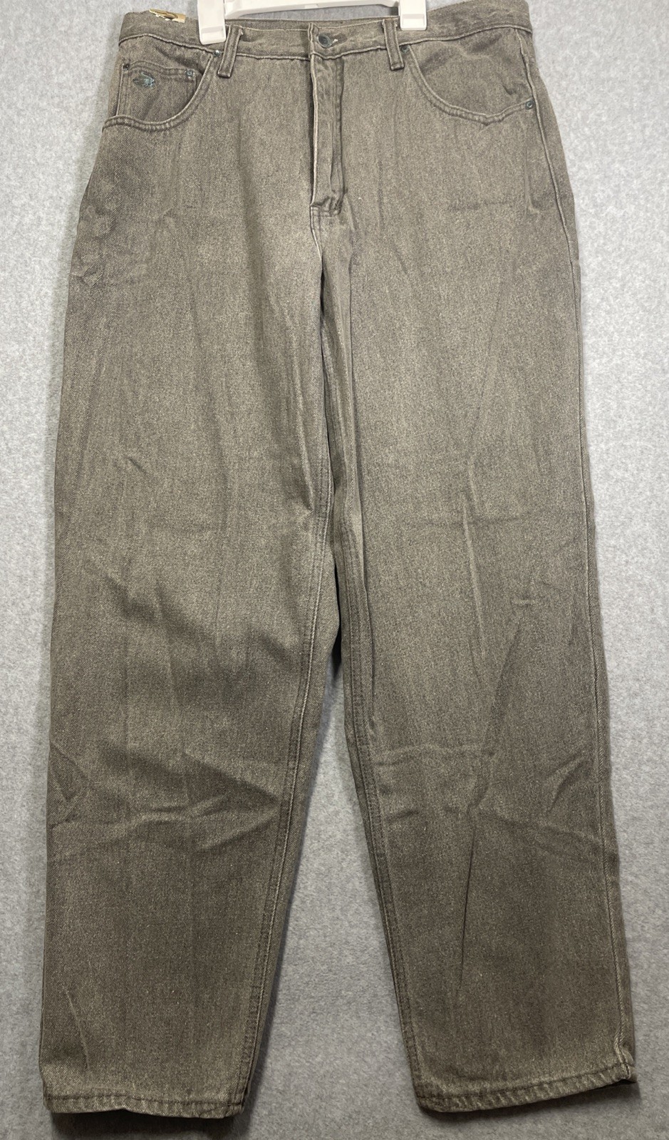 Crocodile Int’l Vintage Dead Stock Straight Jeans Men’s Sz 38 Gray Denim Cotton