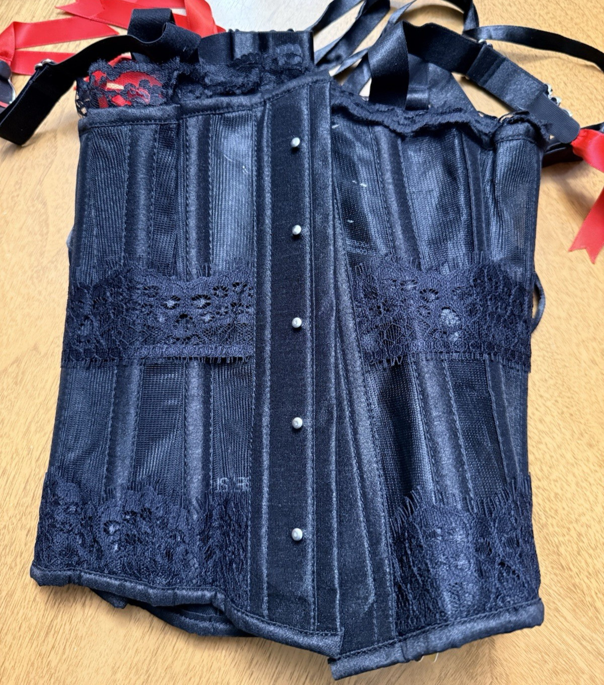 Corset Story Waist Taming Underbust Corset Size 24” Black WTS552
