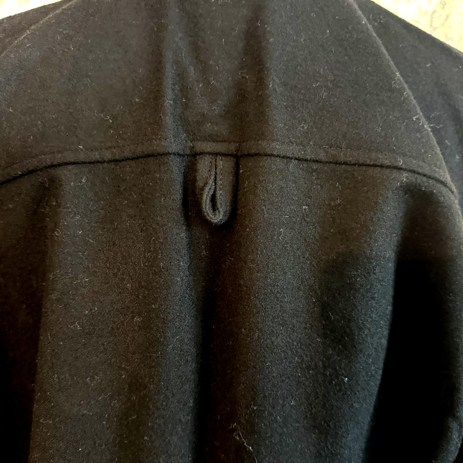 Savannah Players Vintage Italian Wool Shirt Jacket –Women’s Small Black Italy