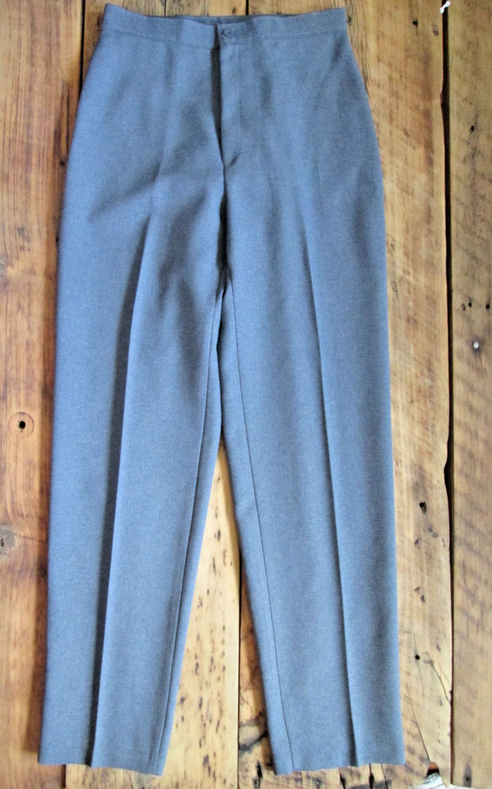 Vintage Women’s Levi’s Bend Over Slacks Pants 12 28×30.5 1970s Gray Polyester