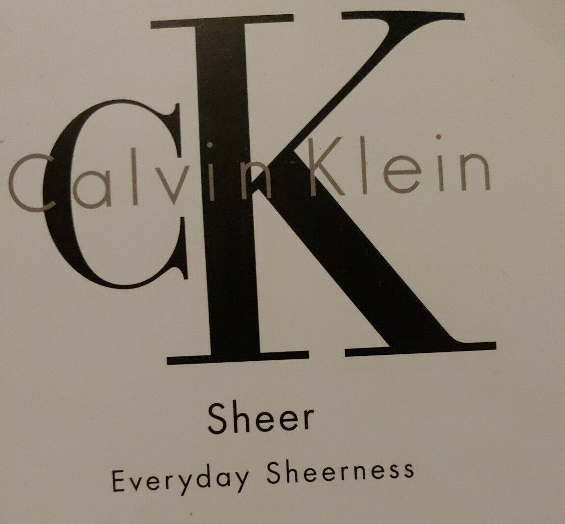 Calvin Klein Sheer Everyday Sheerness Style 805 Size 3 Midnight Navy 20 Denier