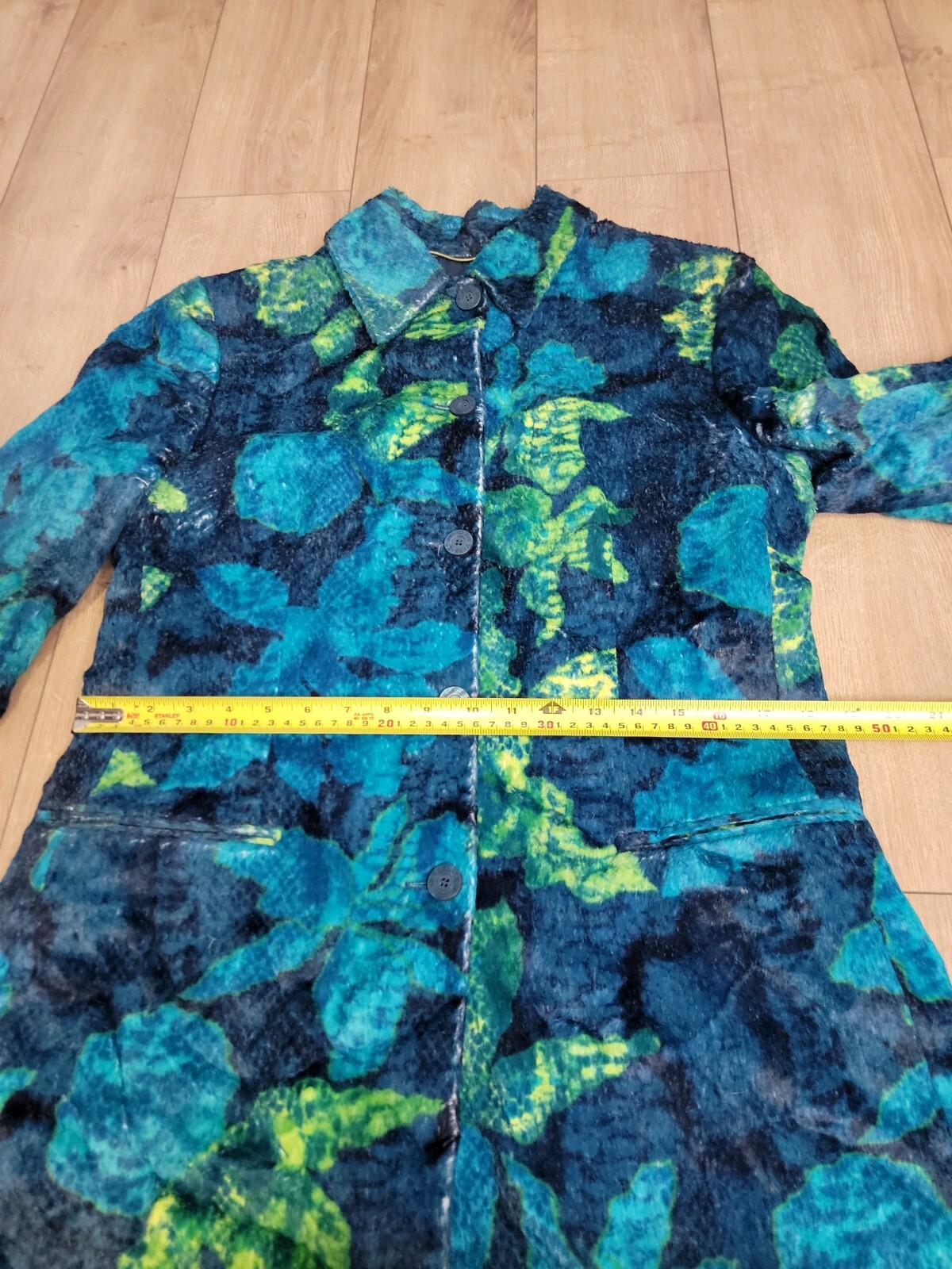 VTG ’90 Versace Jeans Couture Ittierre Plush Coat Made In Italy Size M