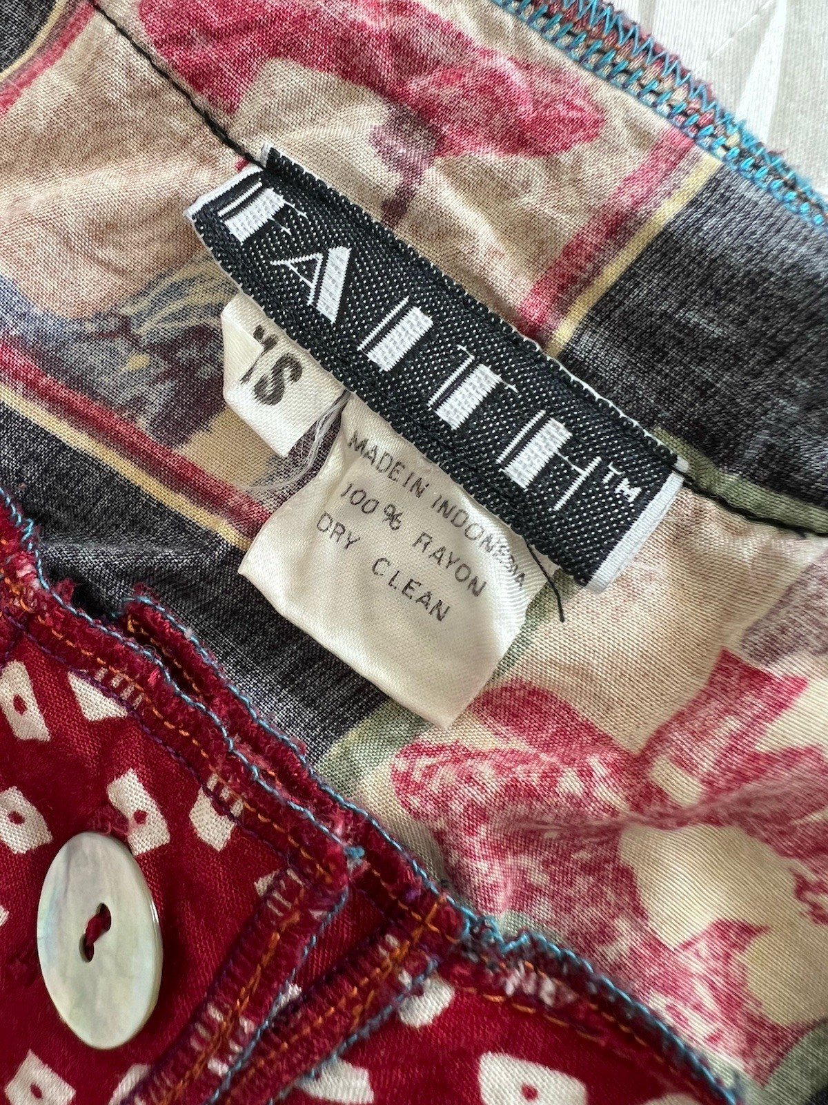 vintage Faith patchwork Boho Maxi Dress 45.5” Long