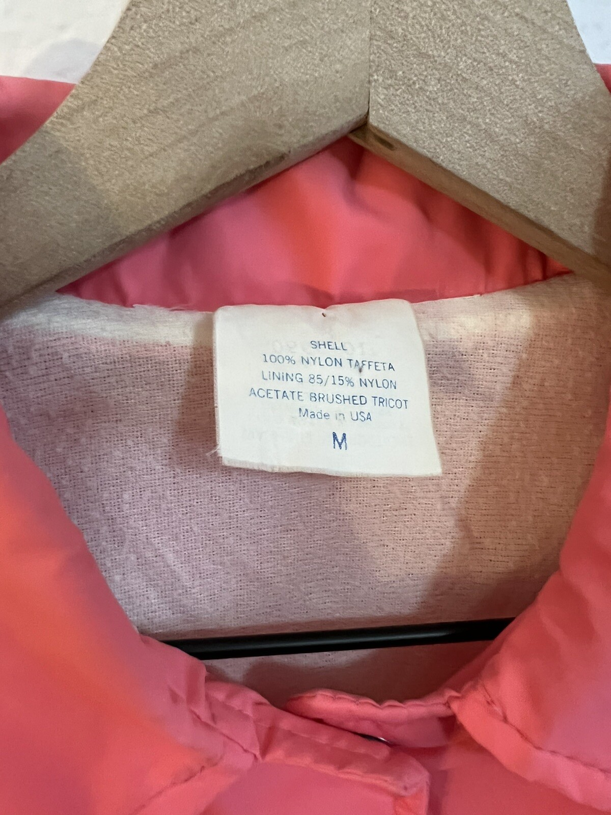 Vintage 80s Blue Lagoon Movie Pink Coach Windbreaker Jacket Sz M