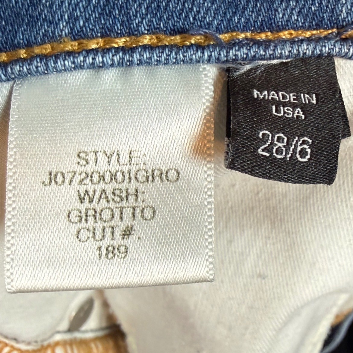 VERONICA BEARD Kate 10″ Skinny Jeans, High Rise, Grotto Wash, Size 28/6