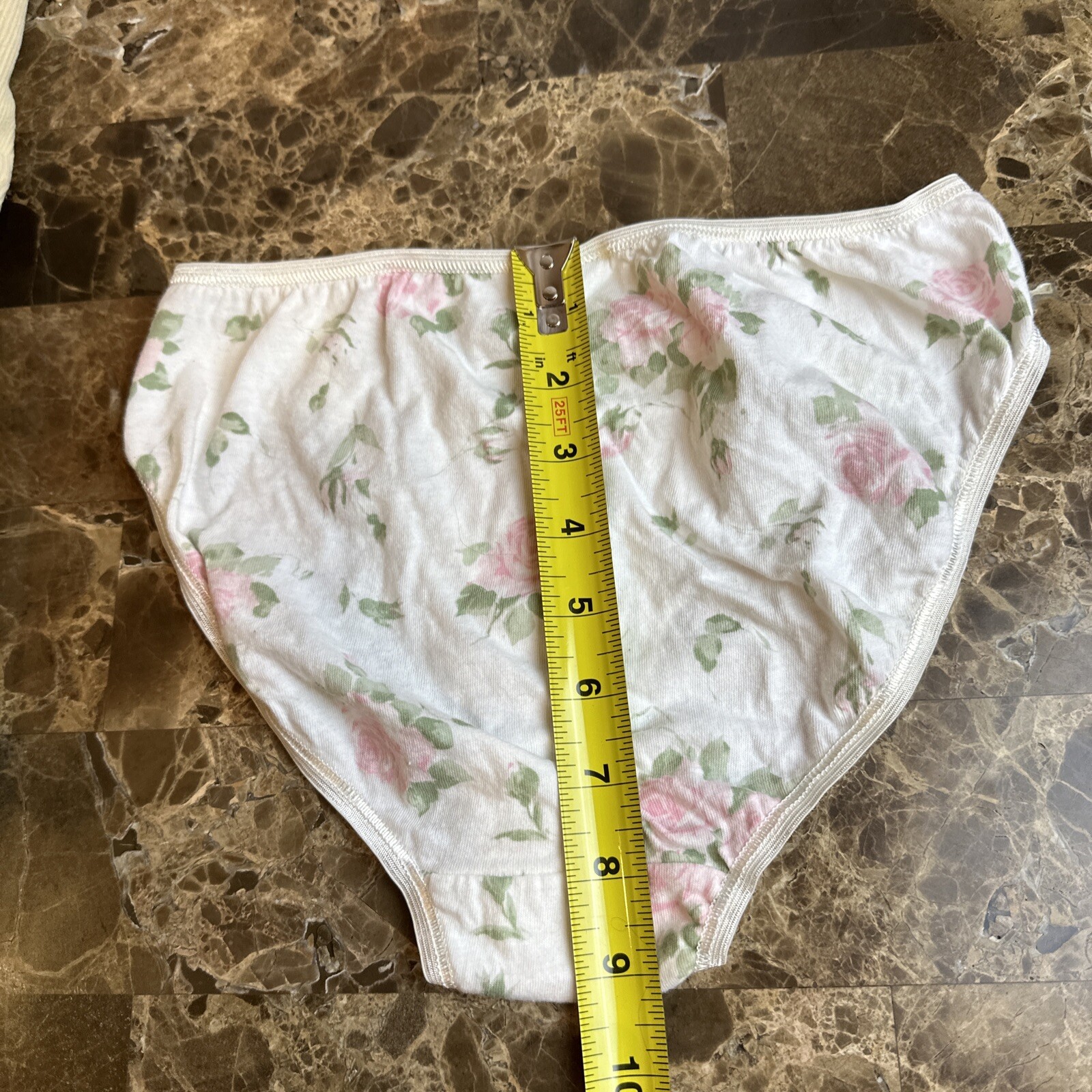 NWOT VTG 80s 90s Floral Coquette Sissy Bikini string lacy panties Kawaii Sz M!!