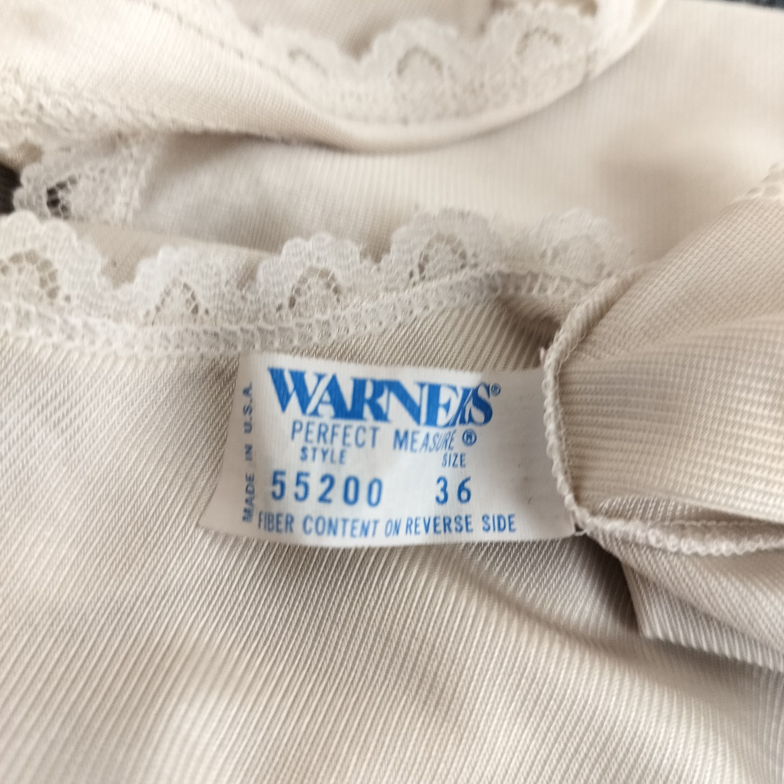 Vtg Satin Nylon Lace Camisole Tank 36 Small Warner’s Y2K Fairy Lingerie Slip