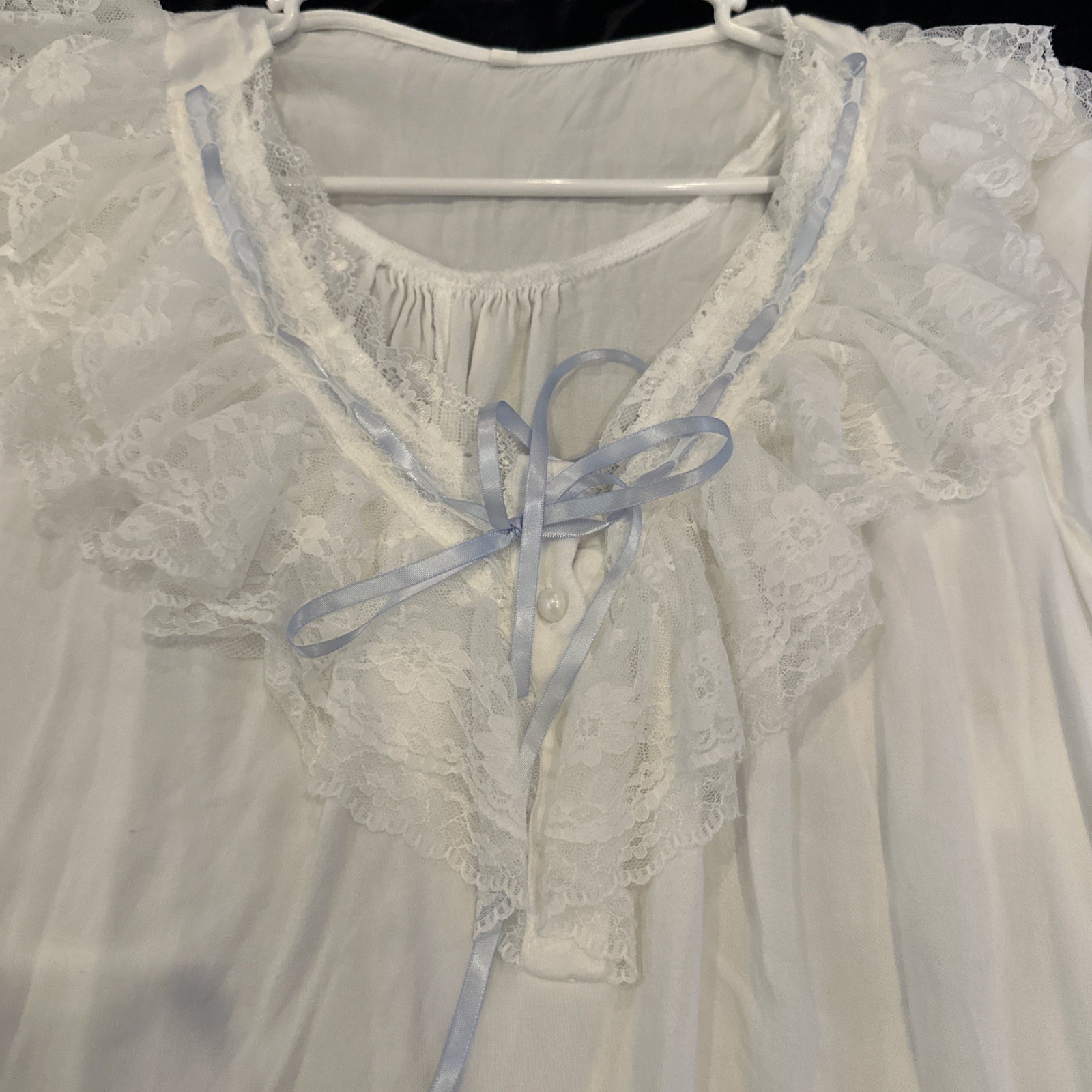 Women NIGHTGOWN 2x Romantic Cottage Core, wedding fabulous lace