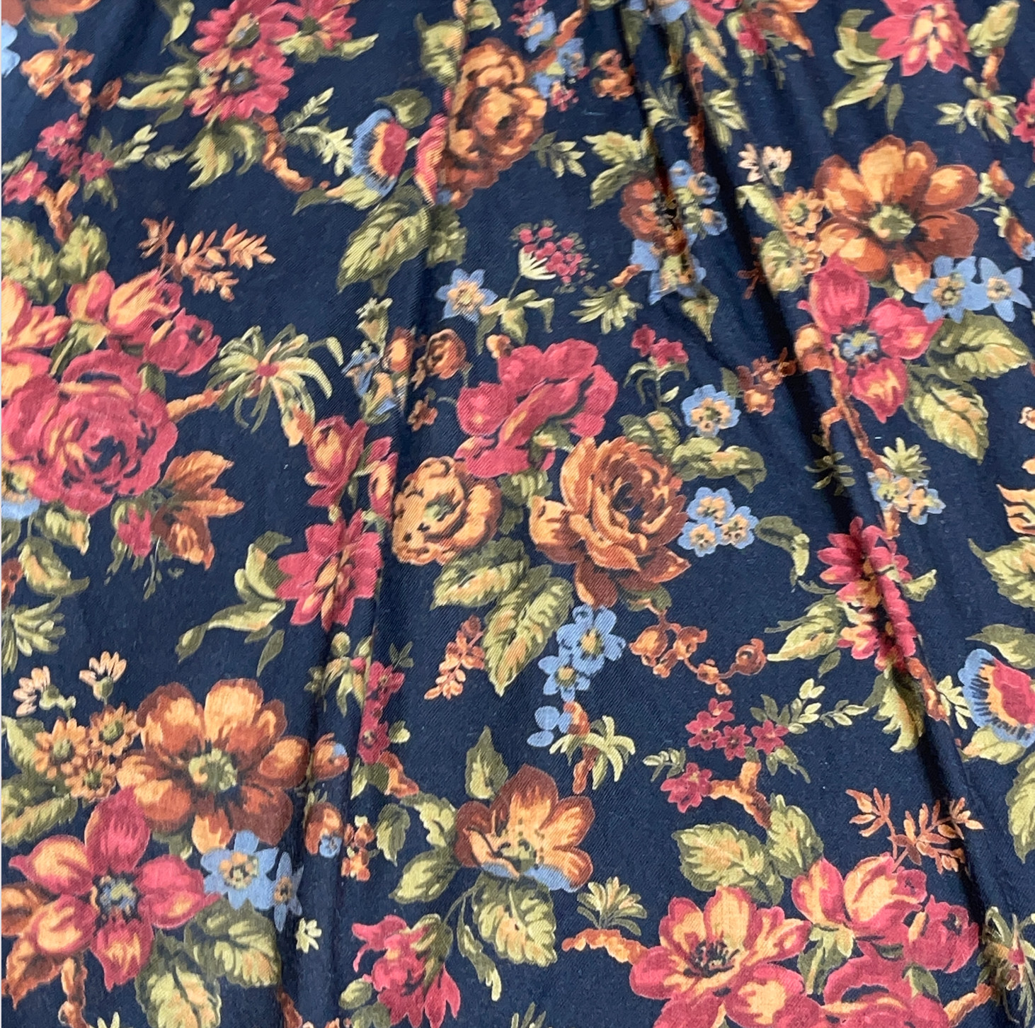 Vintage 80s Viscose Black Floral Dress By Jackie Bernard For Eklektic Size 4