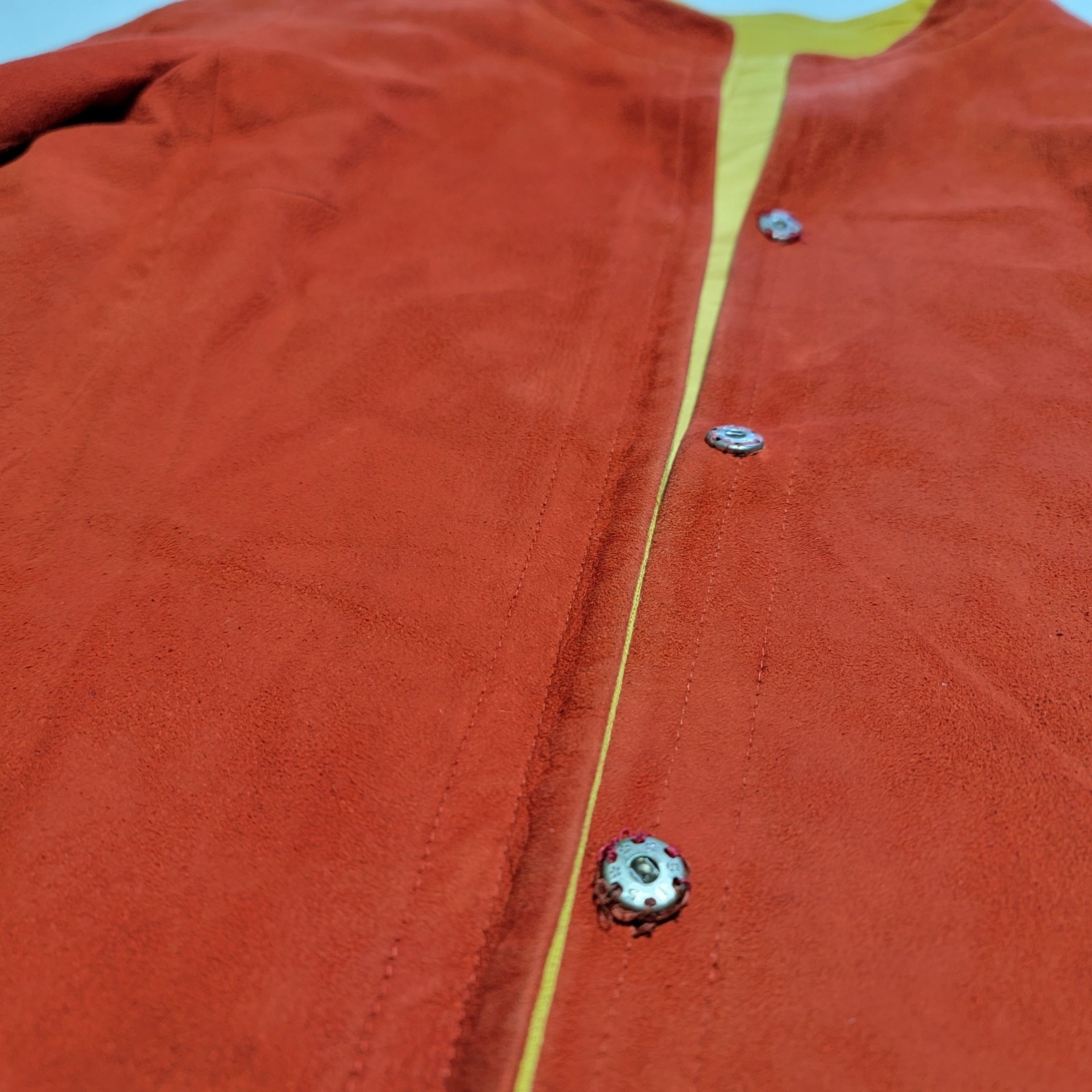 Vintage 70’s Paprika Orange Suede Jacket Women Size S