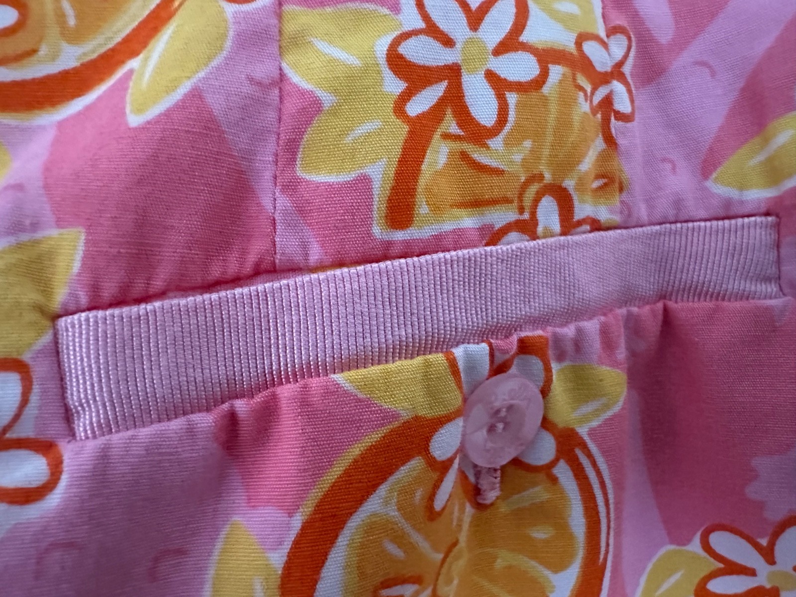 80’s Vintage Lily Pulitzer Orange Blossom Floral Skirt 12 SWEET!