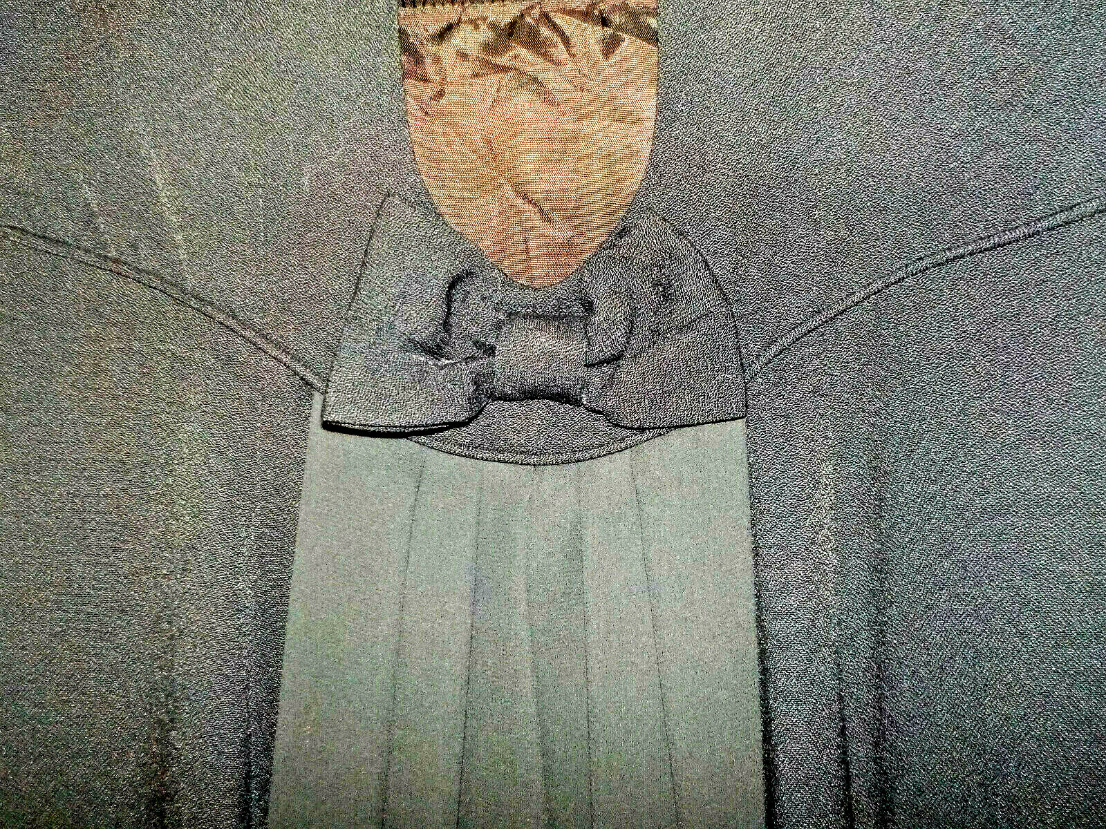 Vintage Jeffrey & Dara Formal Black Dress with 2 Trains Evenings by Tom Barra