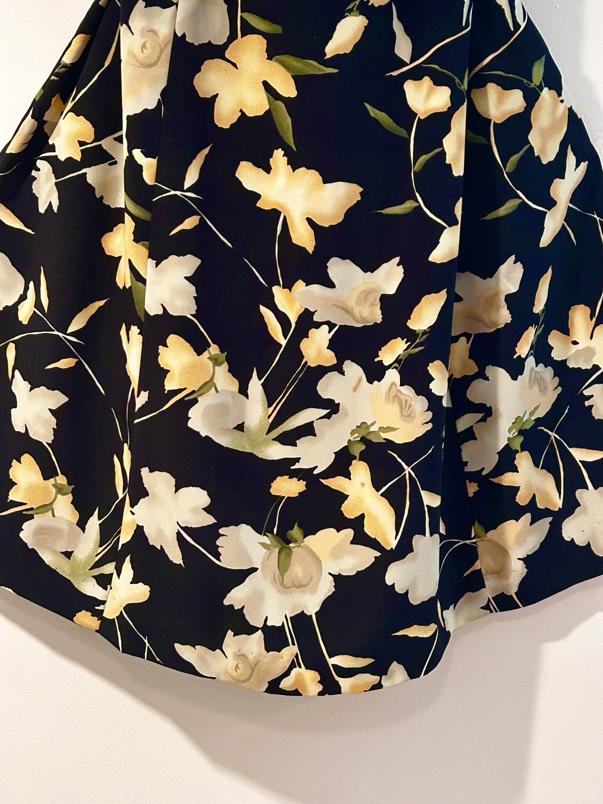Vintage Chrysantheme Brand Summer Sleeveless Floral Dress Womens Size 16