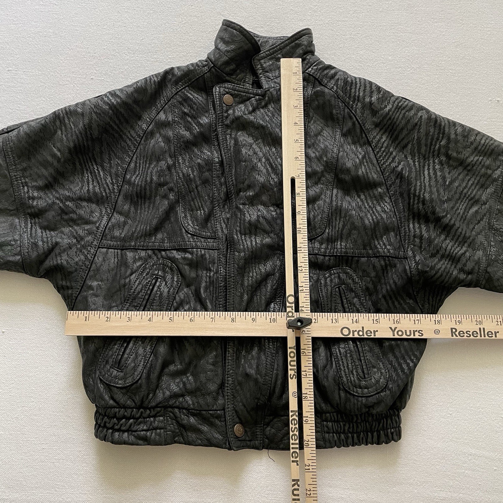 Vintage Oakland Raiders Leather Jacket Womens Medium Black Crop Biker Punk 80s