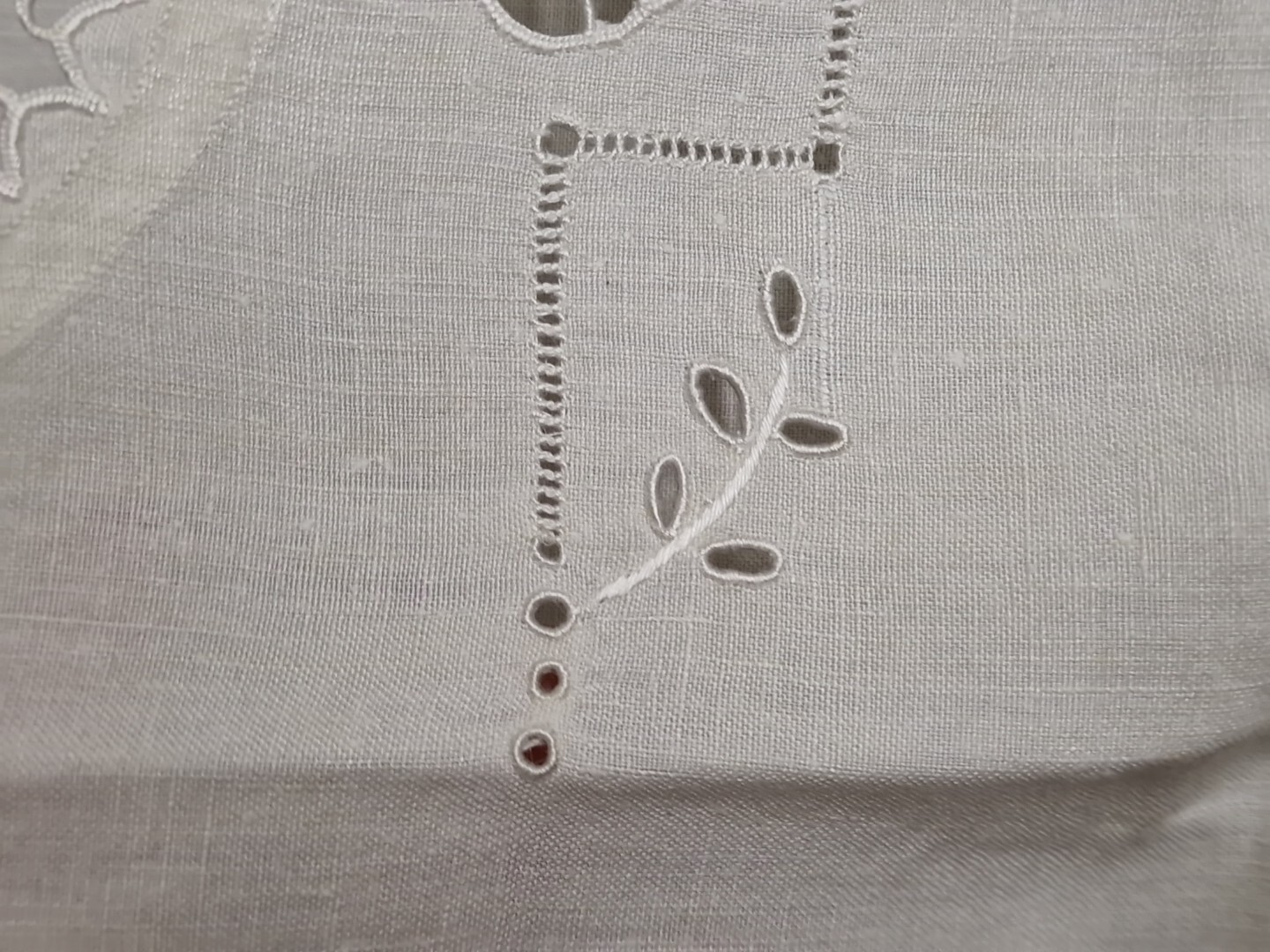 Linen Lace Linen Wide Nightgown Chemise de nuit B13 Nightgown (6)^