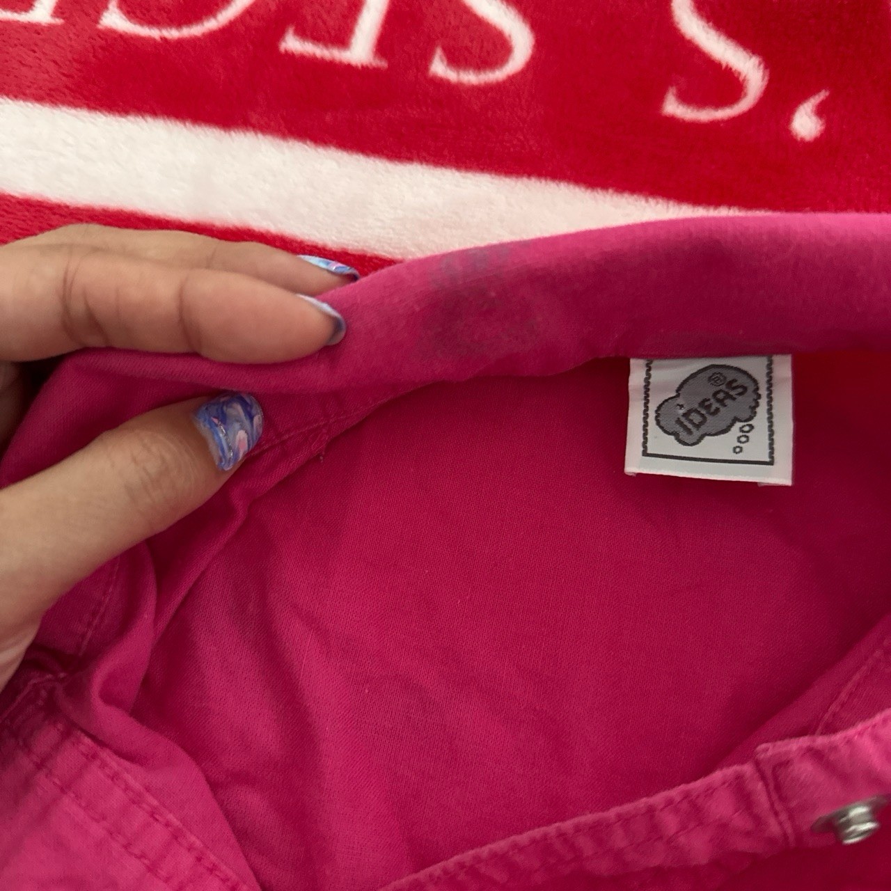 Vintage 80s 90s Ideas hot pink jumpsuit S