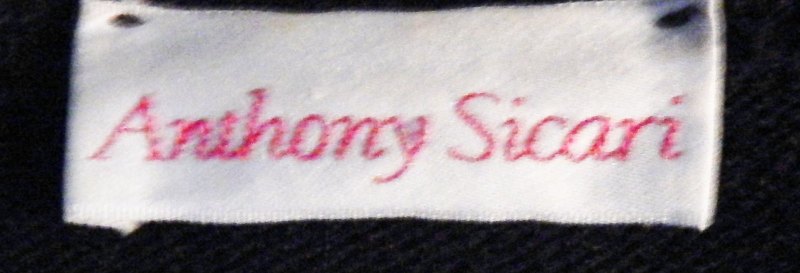 Vtg Anthony Sicari 80s Knit Harlequin Puffed Sleeve Sweater & Scarf Size L