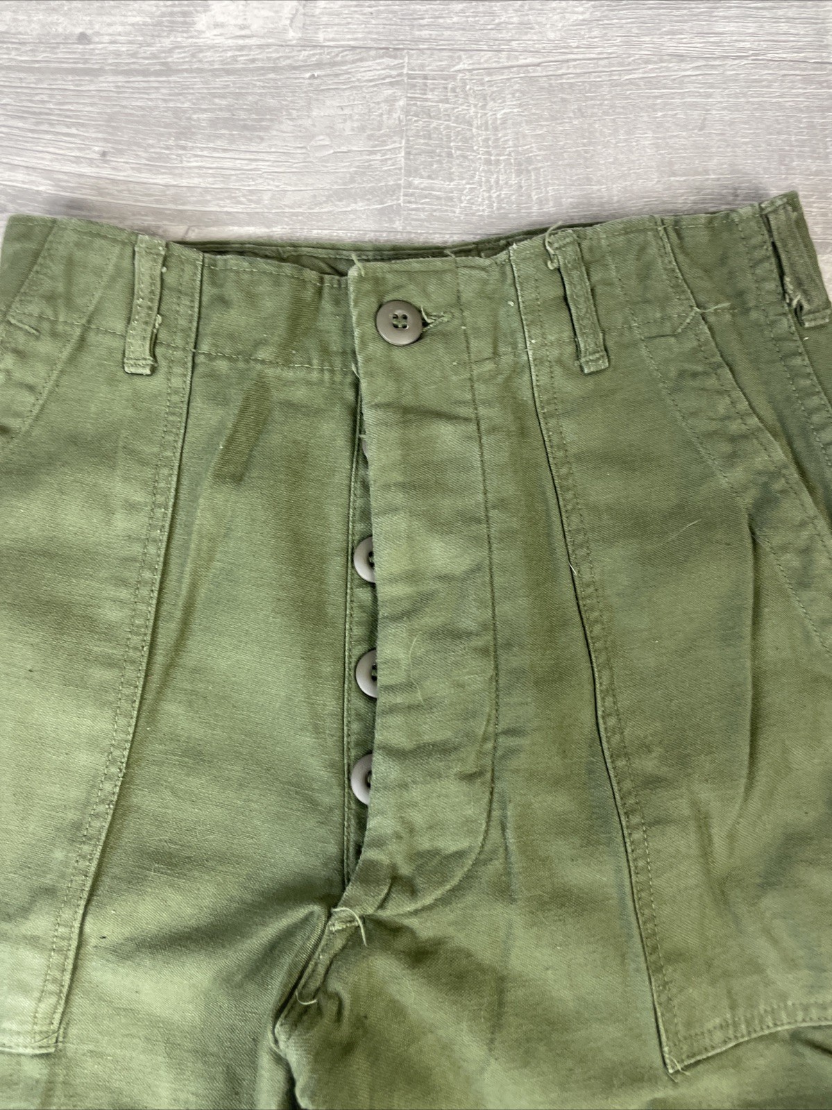 Vintage Vietnam Sateen OG-107 US Amy Pants Small 26×28 Type 1 Class 1
