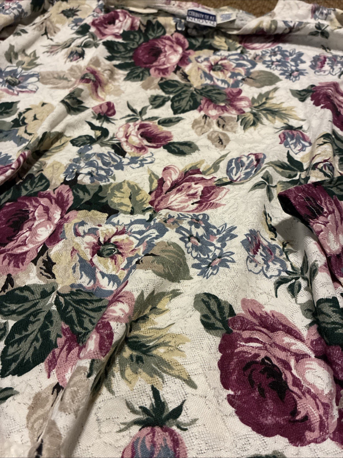 Vintage County Seat NUOVO 80s Floral Lace Like Medium Cottagecore Grandma USA