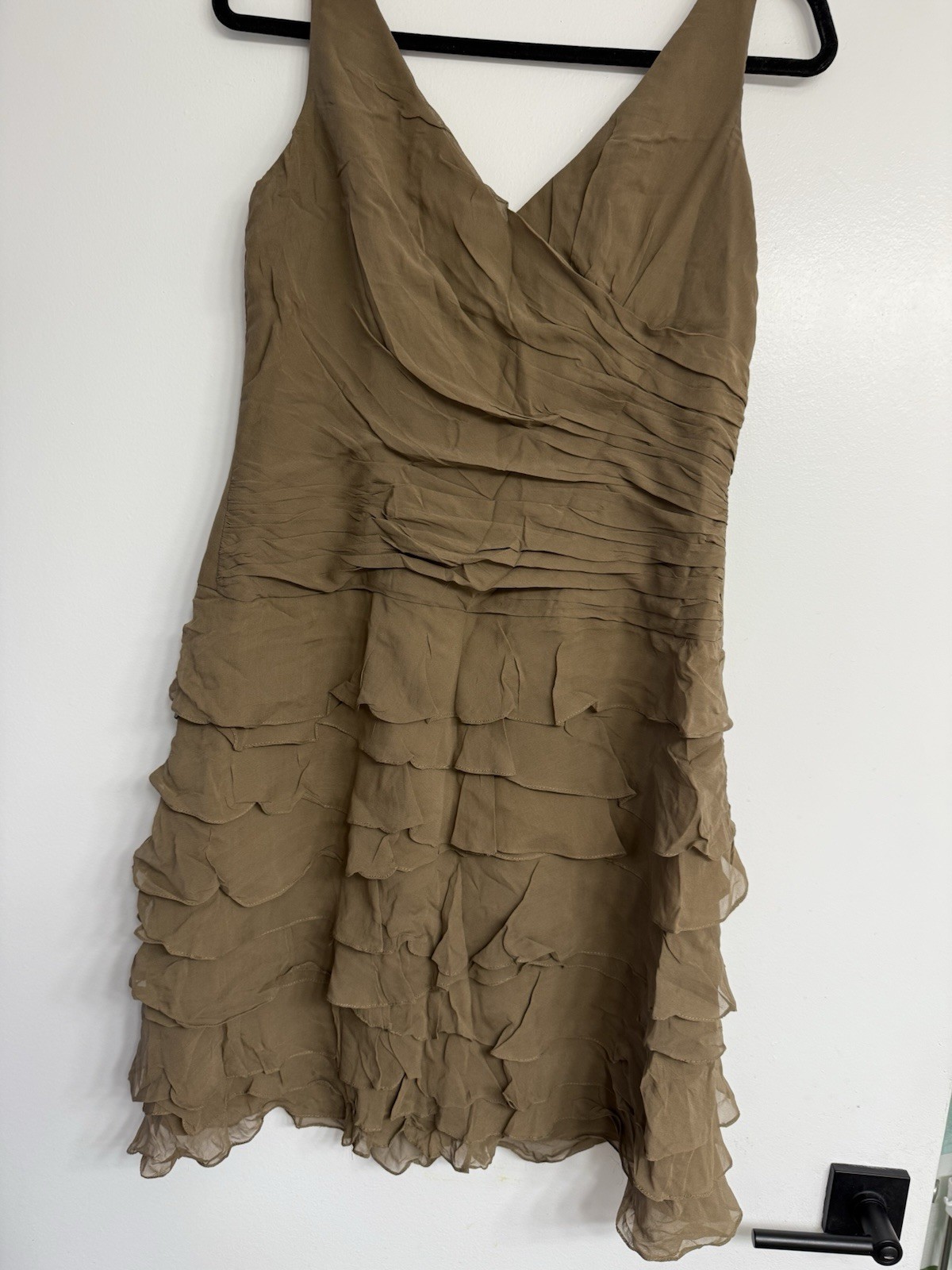 Vintage 1980s Kay Unger Silk Dress, size 10