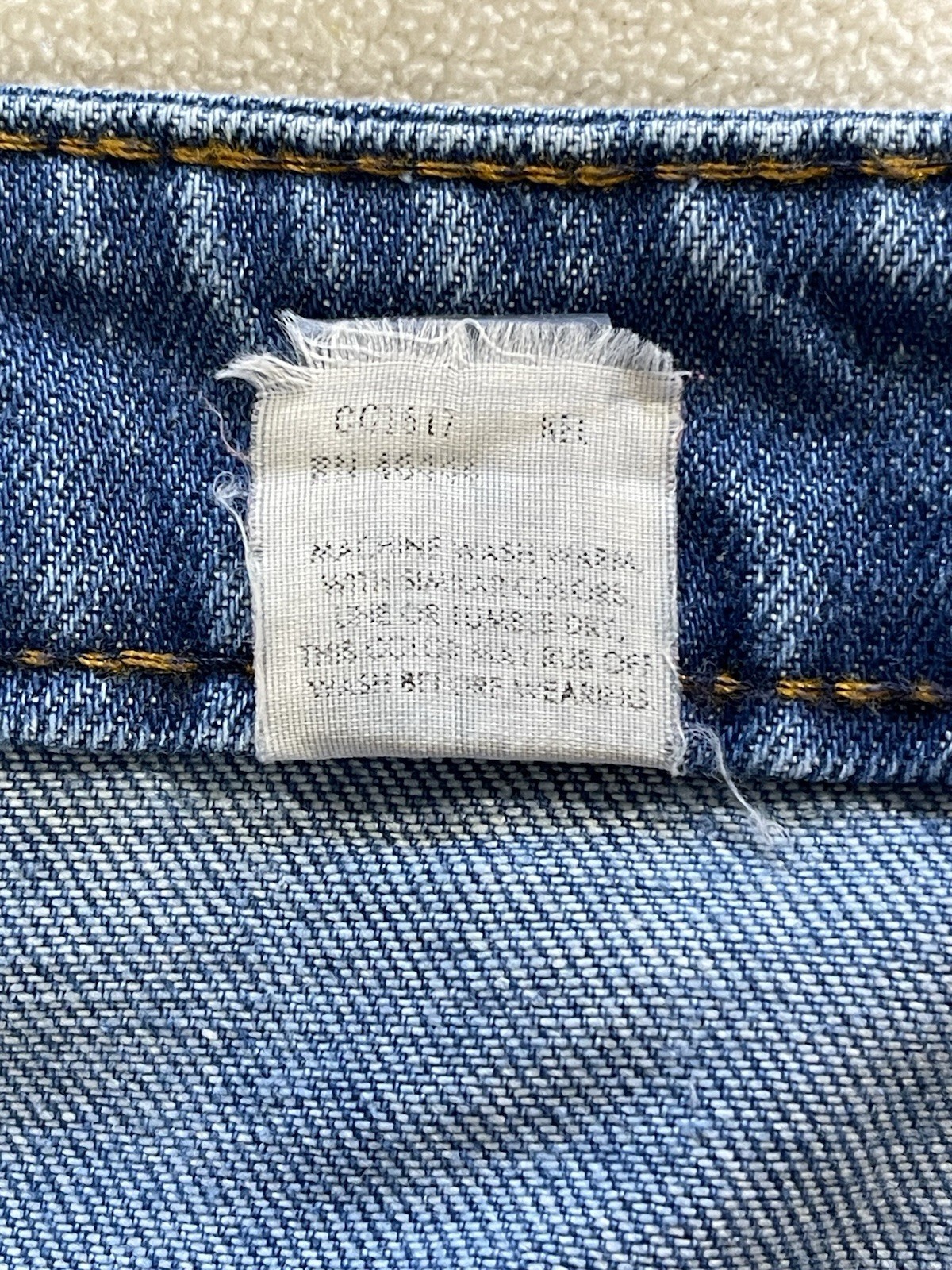 Vtg Sears Jeans That Fit 70s-80s sz18 Talon zipper high rise cut to Capri length