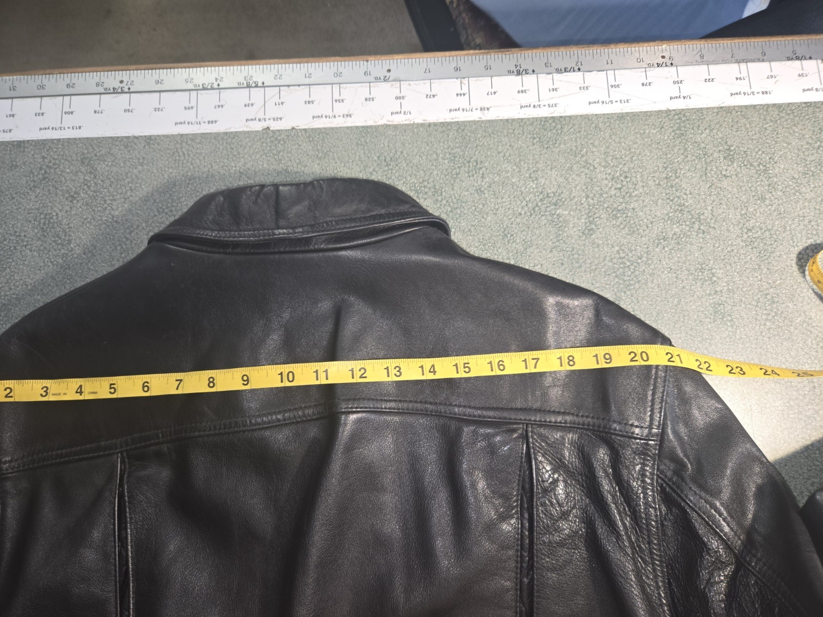 Vera Pelle Italy Leather Car Jacket Size Eur 54