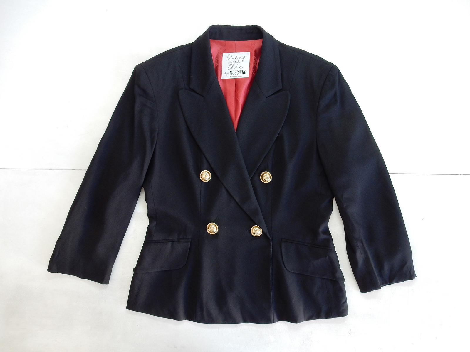 MOSCHINO CHEAP & CHIC VINTAGE JACKET JACKET COAT
