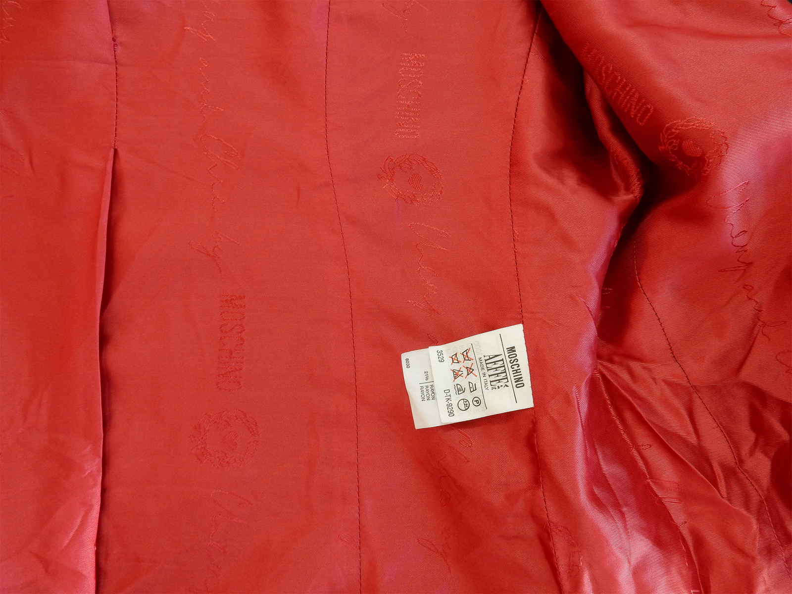 MOSCHINO CHEAP & CHIC VINTAGE JACKET JACKET COAT