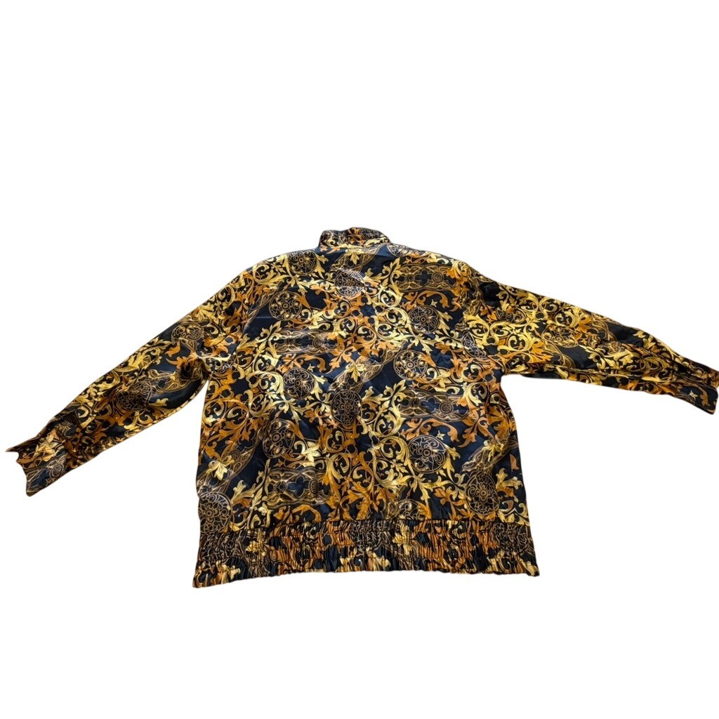 TanJay Baroque Gold Black 3 Pc Jacket SZ L, Shirt SZ 14, and Skirt Set SZ 16