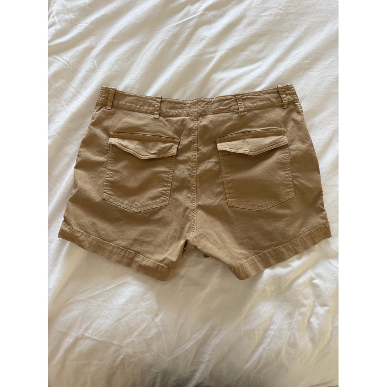 Nili Lotan Utility Short in Vintage Washed Solstice Size 12