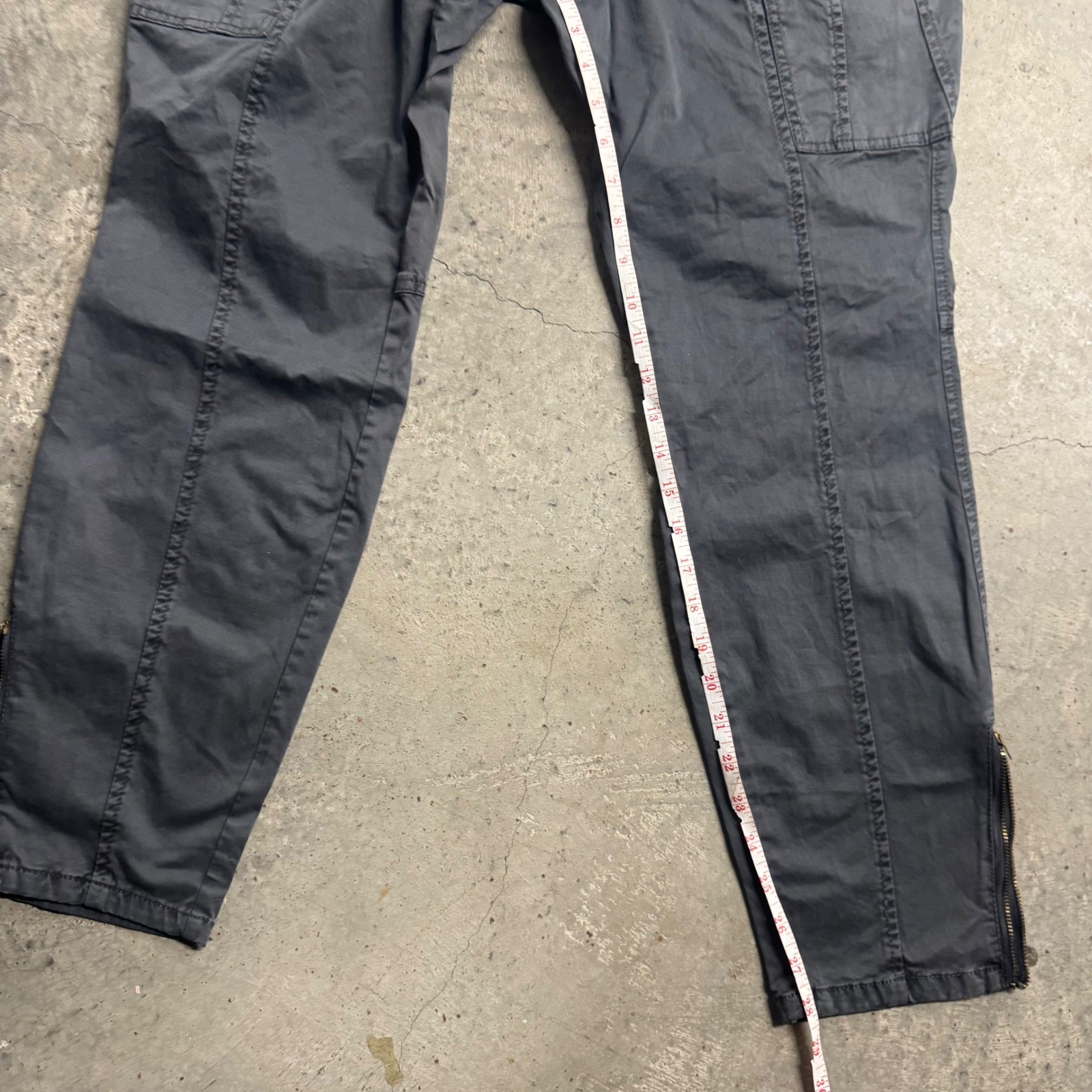 Old Navy Gray Cargo Pants S/16 Classic Y2k Retro Streetwear Basics Outdoor NWT