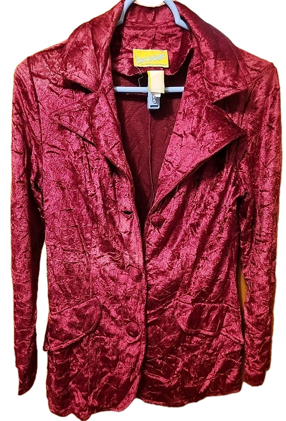 Vintage Crushed Velvet Two Peice Skirt And Jacket Dress Miss Sherwood Boho Rose
