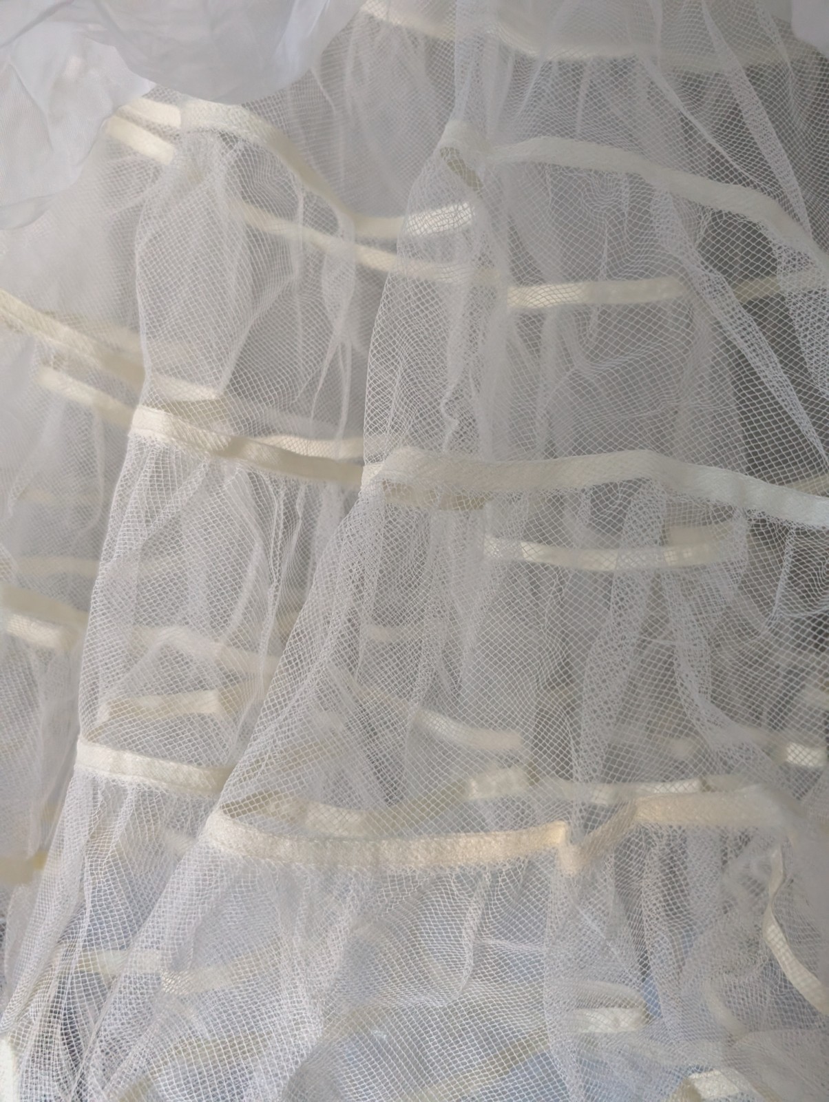 3 Partners Please Malco Modes Extra- 4-Tiers crinoline Square Dance White