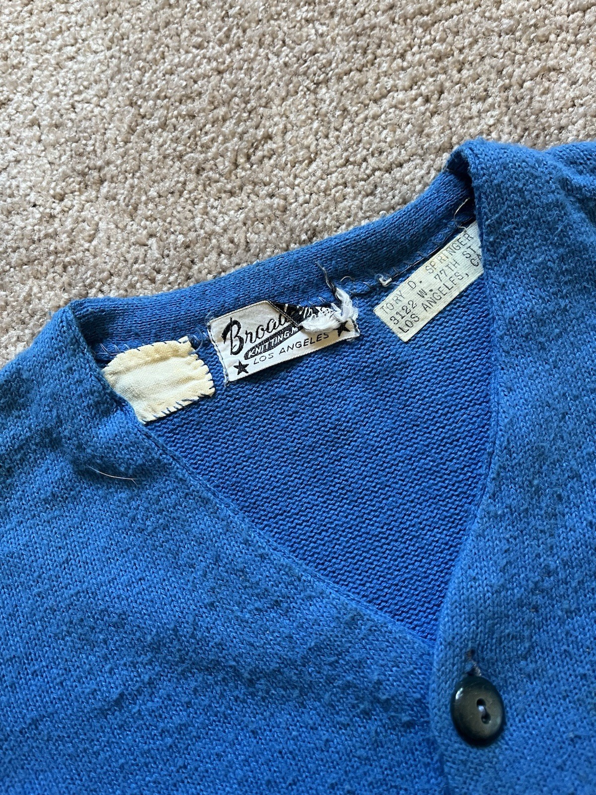 VTG 70’s St. James Episcopal School Cardigan Sweater